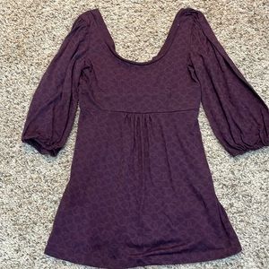 Plum colored top